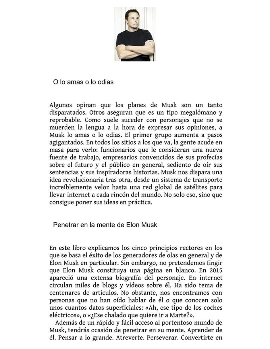 Libro Musk manía. Los 5 principios de Elon Musk de Hans Van Der Loo y Patrick Davidson 3
