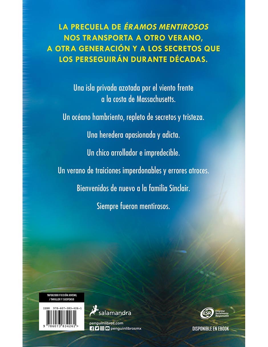 Libro Una familia de mentirosos de E. Lockhart 2