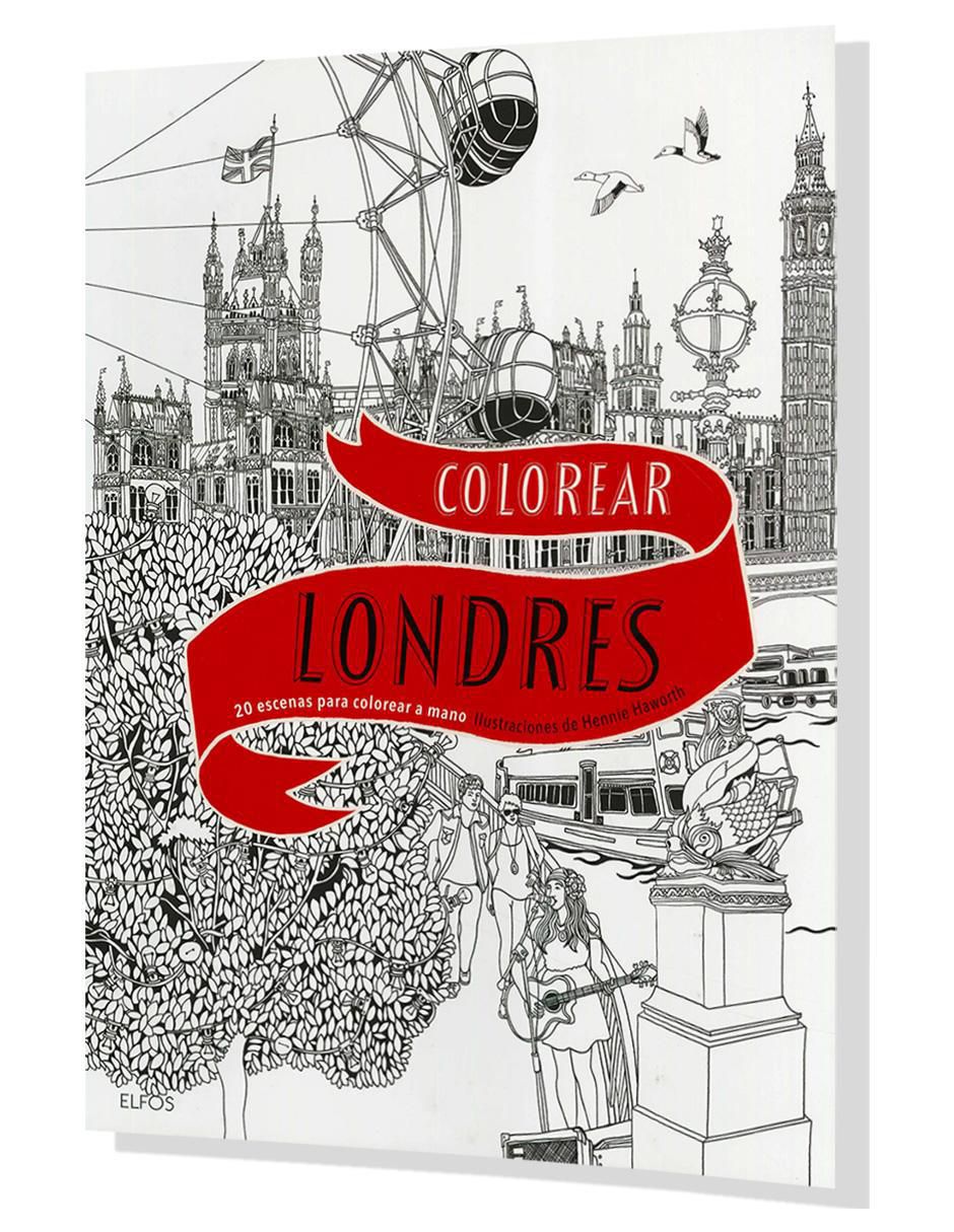 Libro Colorear Londres de Hennie Haworth 2