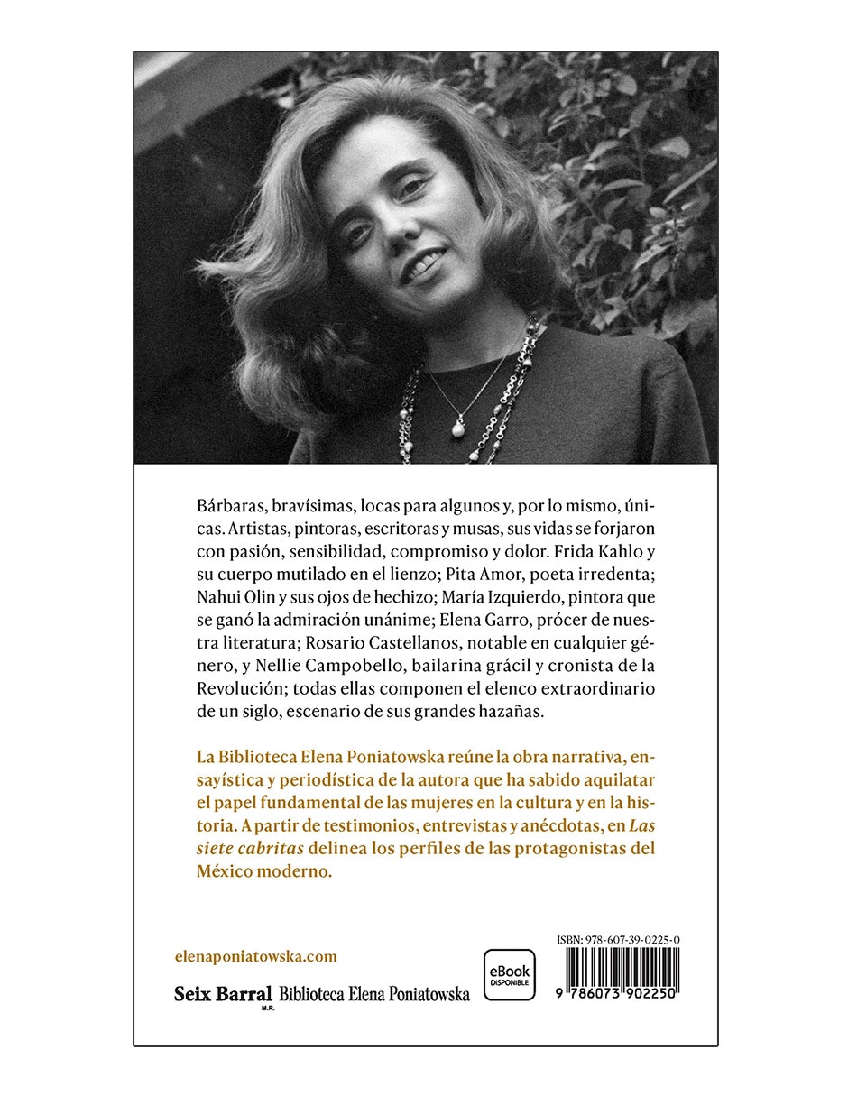 Libro Las Siete Cabritas de Elena Poniatowska 2
