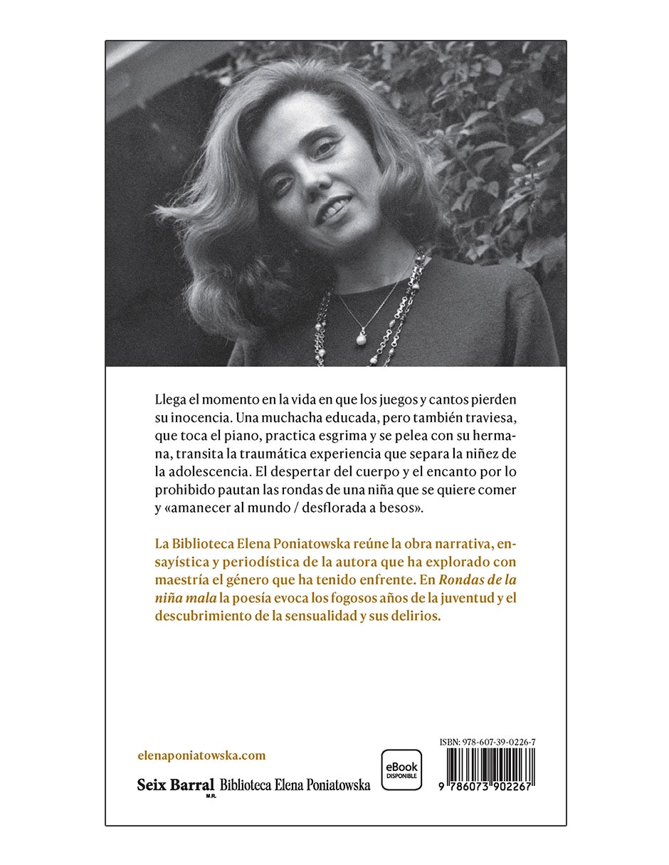 Libro Rondas de la niña mala de Elena Poniatowska 2