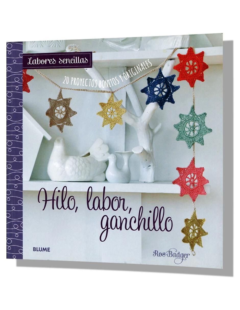 Libro Labores sencillas: Hilo, Labor, Ganchillo de Ros Badger 2