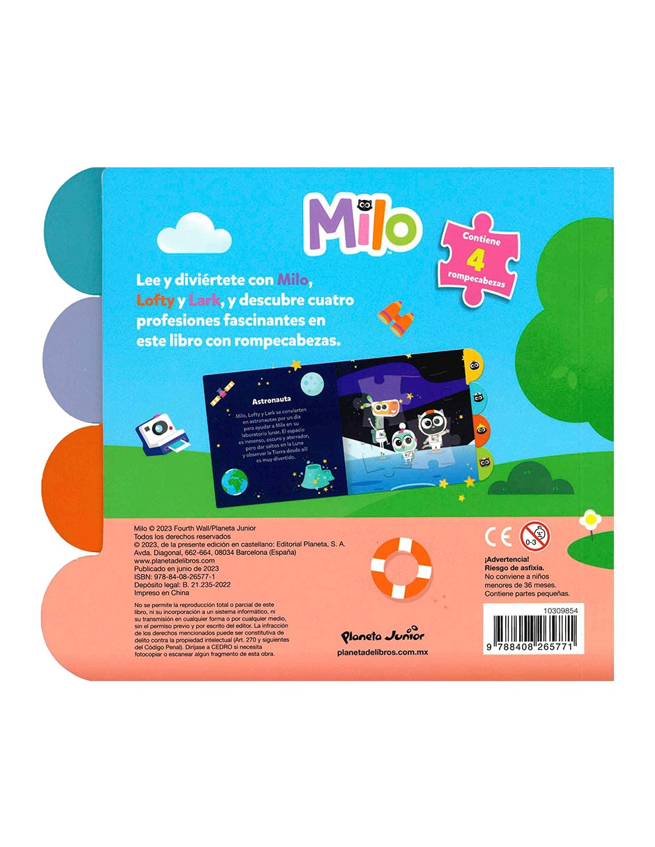 Mi primer libro con puzles de Milo 2