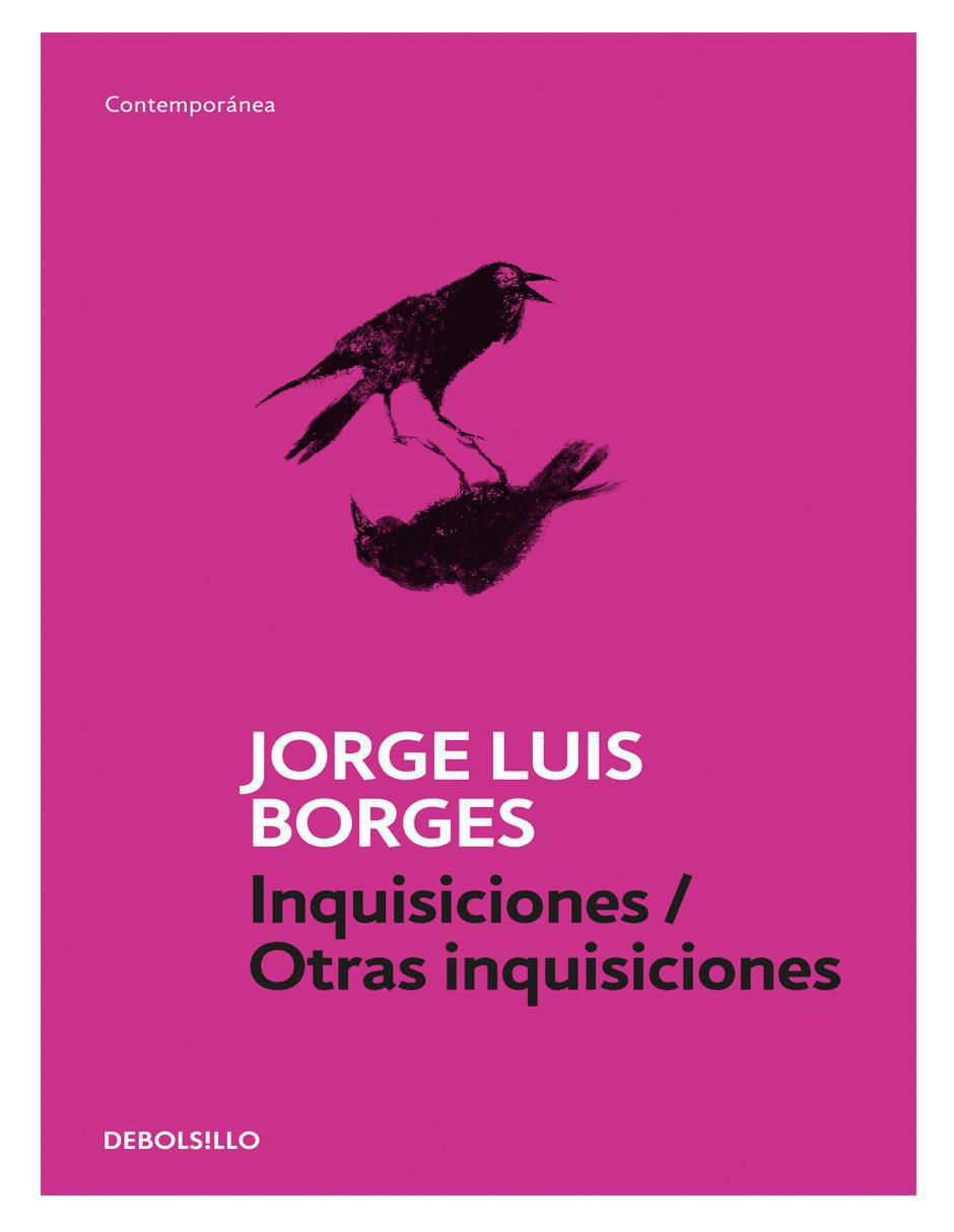 Libro Inquisiciones: otras inquisiciones de Jorge Luis Borges Libro Inquisiciones: otras inquisiciones de Jorge Luis Borges