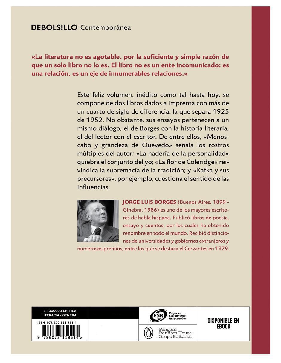 Libro Inquisiciones: otras inquisiciones de Jorge Luis Borges 3