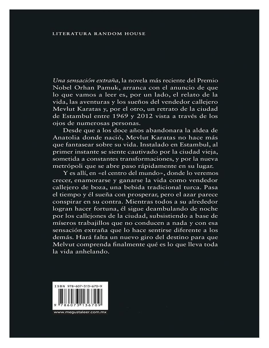 Libro Una sensación extraña de Orhan Pamuk 2