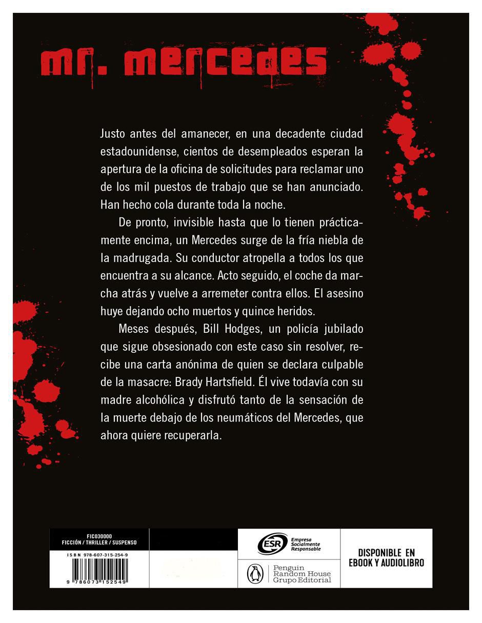 Libro Mr. Mercedes de Stephen King 2