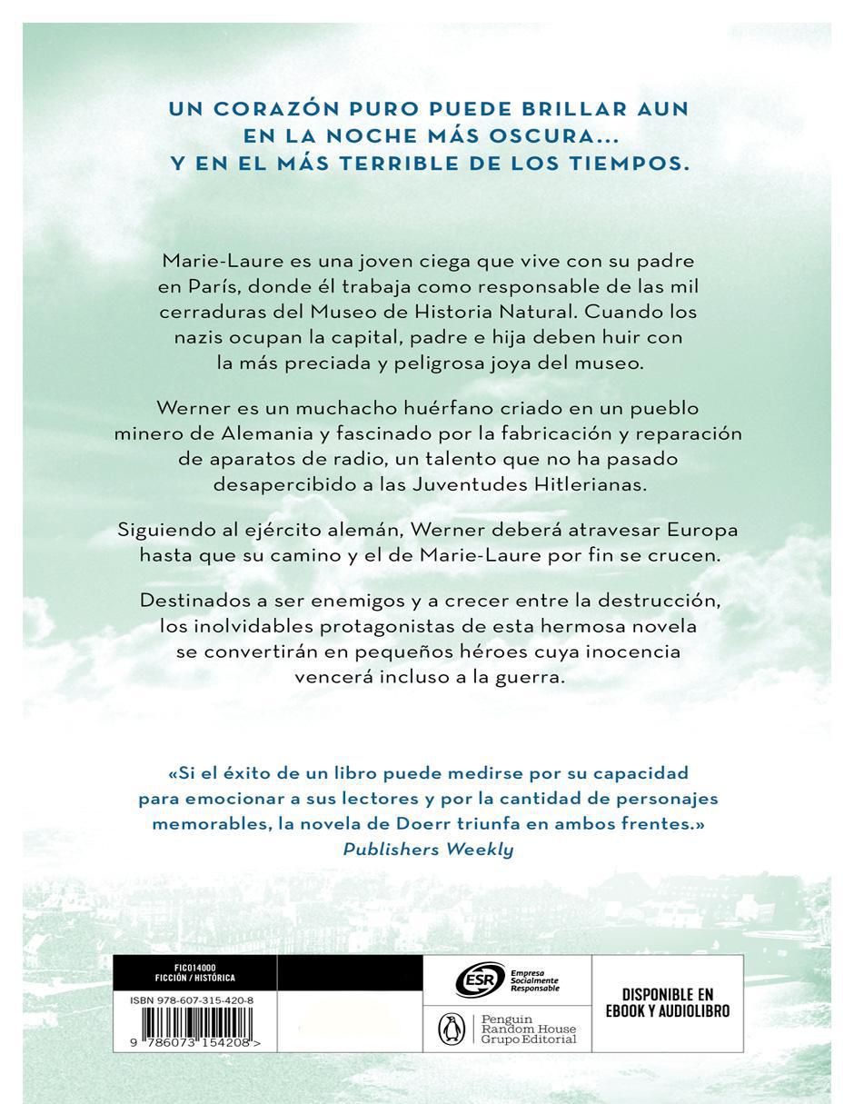 Libro La Luz Que No Puedes Ver de Anthony Doerr 3