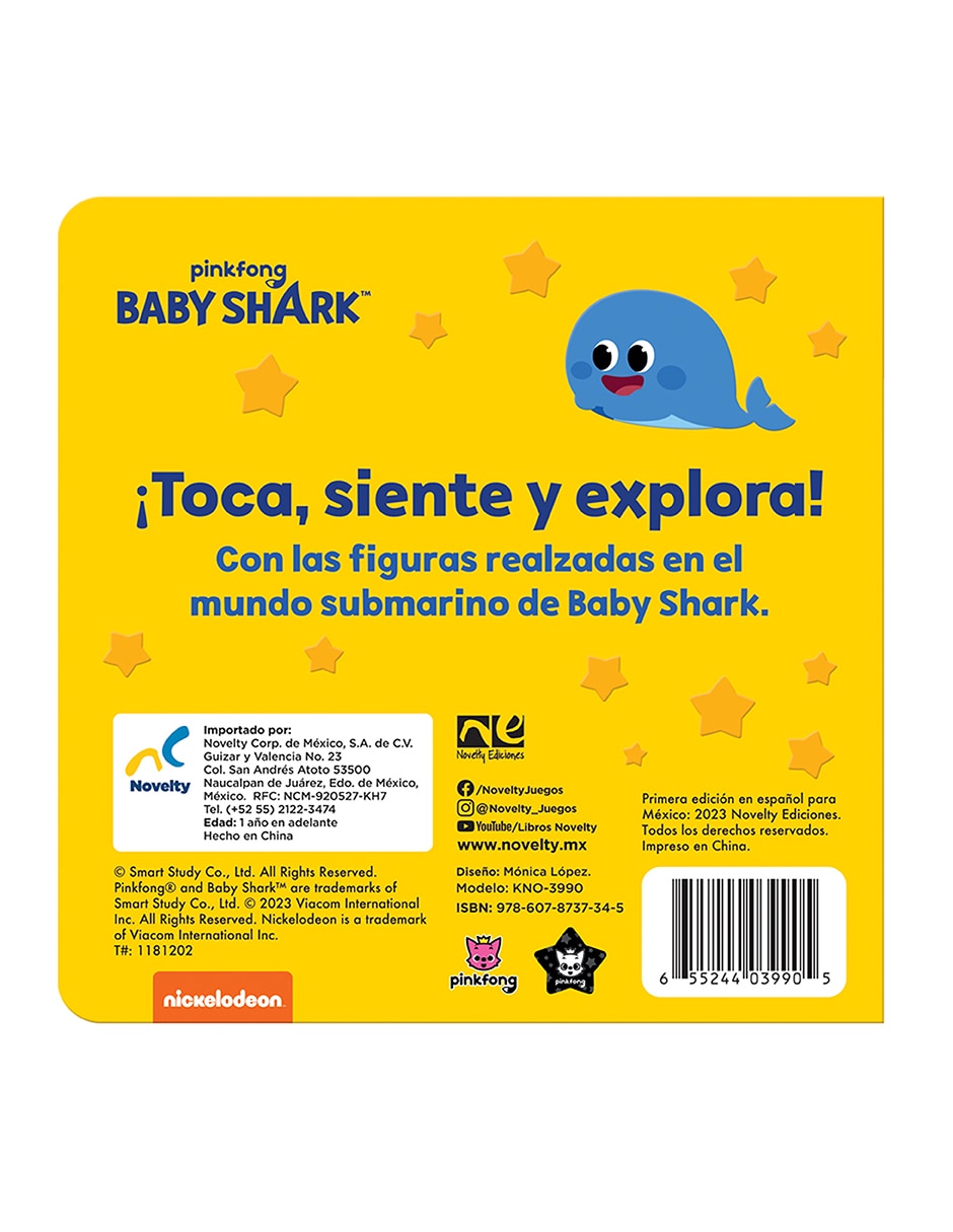 Libro de actividades Baby Shark de 2