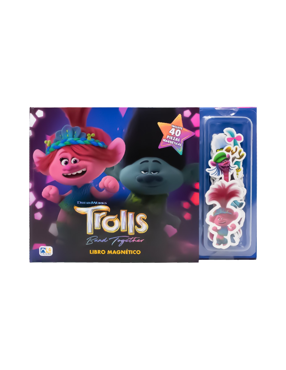 Libro Magnético Trolls de 2
