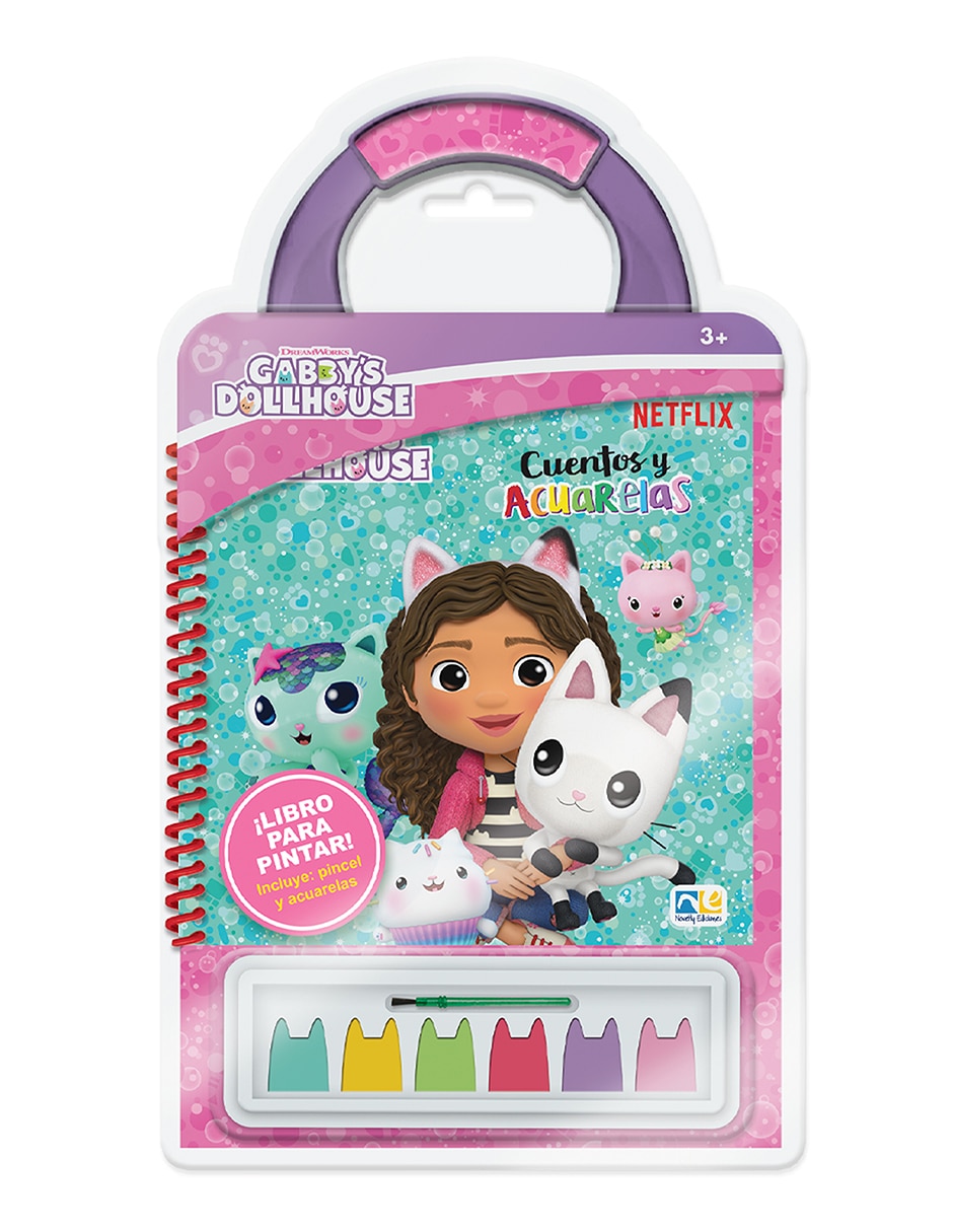 Libro Cuentos y acuarelas Gabby´s Dollhouse de