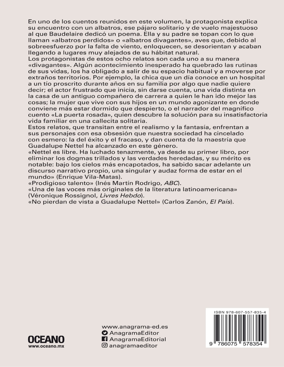 Libro Los divagantes de Guadalupe Nettel