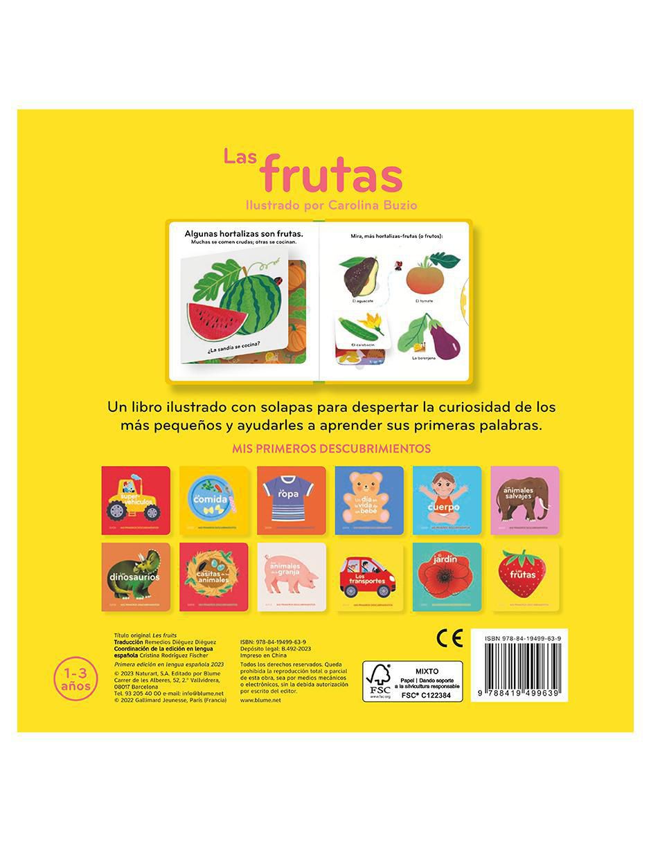 Libro Las Frutas Primeros descubrimientos de Carolina Buzio 2