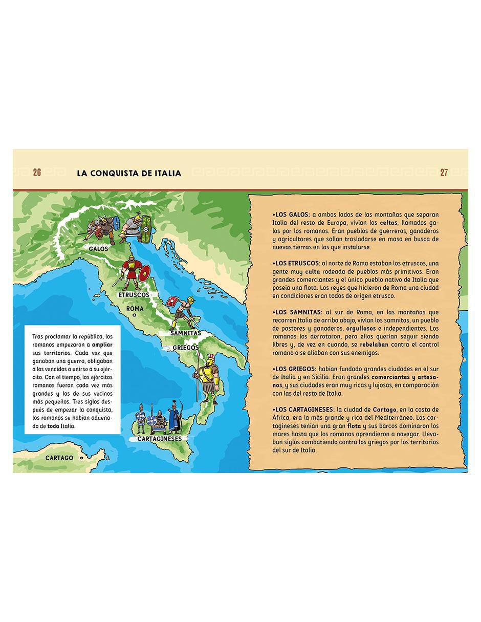 Libro Historia Para Niños. Roma de Miguel Ángel Saura 4