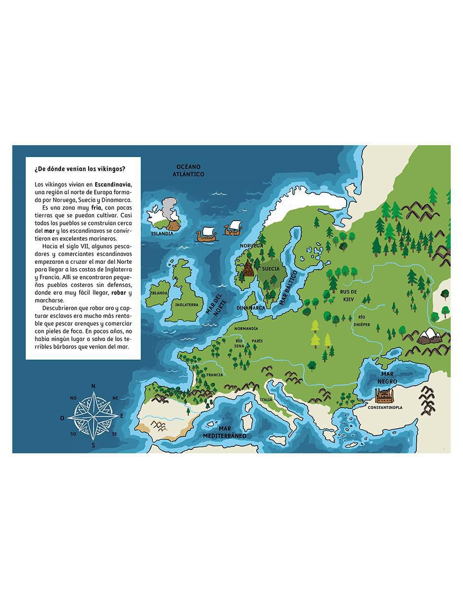 Libro Historia Para Niños. Los Vikingos de Miguel Ángel Saura 2