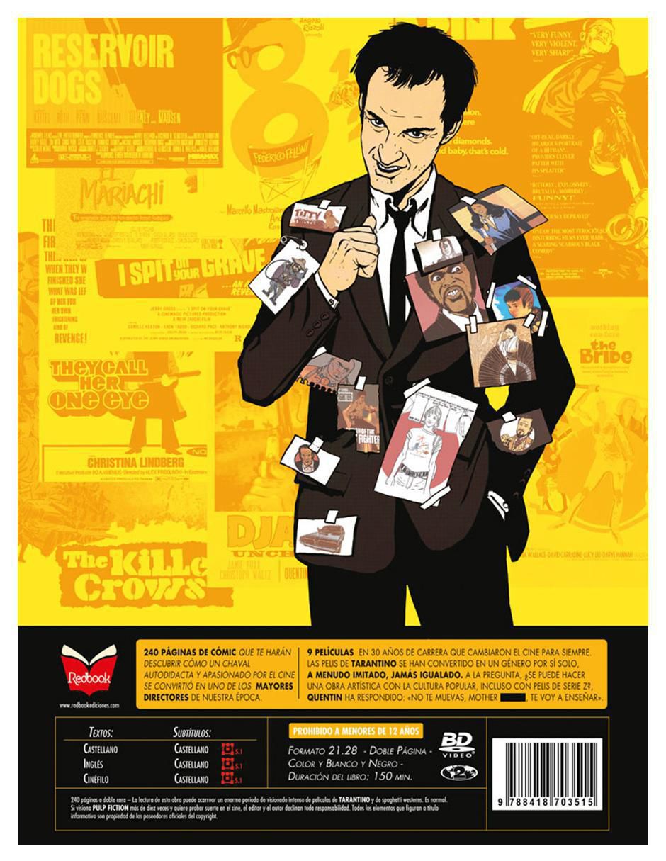 Libro Quentin Por Tarantino, Novela Gráfica de Amazing 2