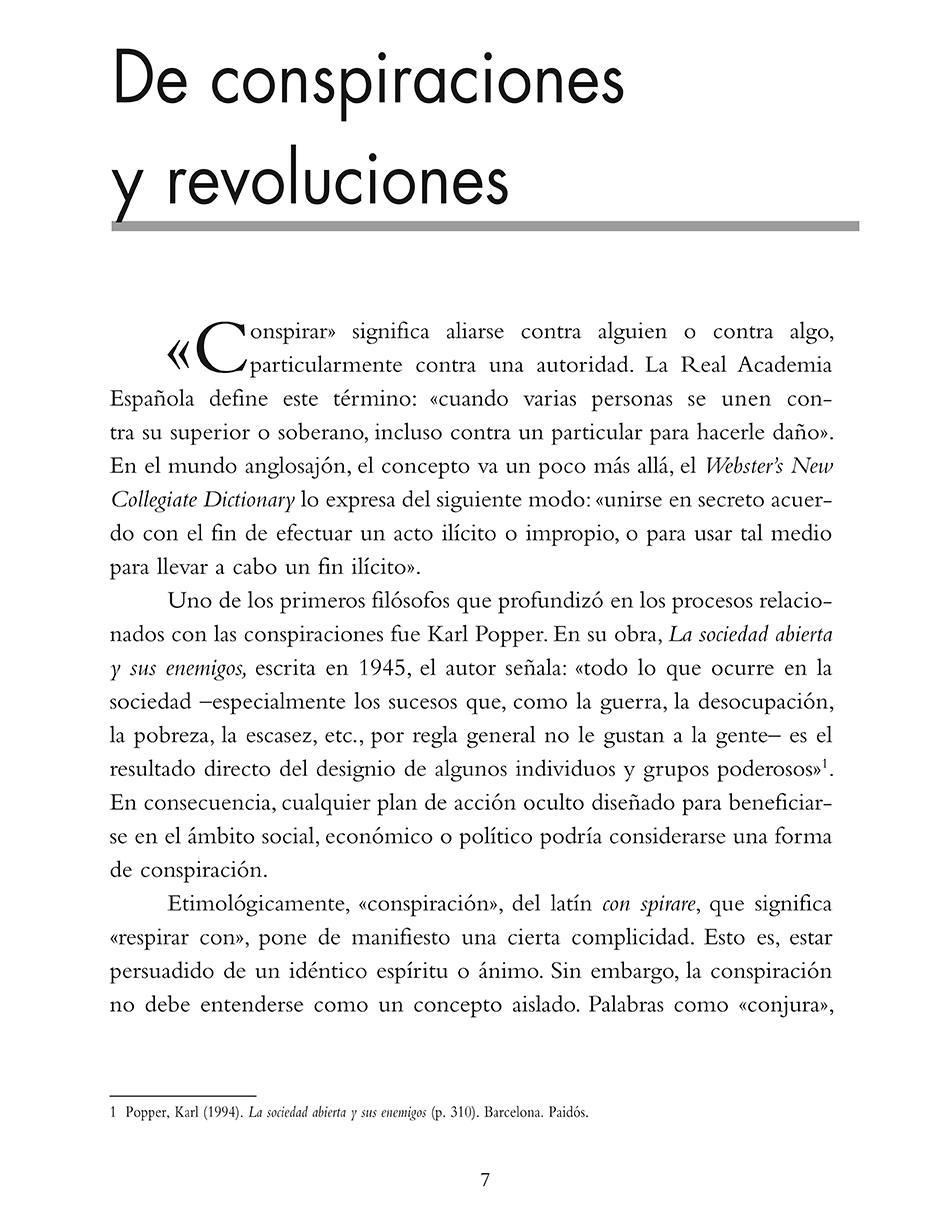 Libro Grandes Conspiraciones De La Historia de Miguel Martin Y Albo Lucas 5