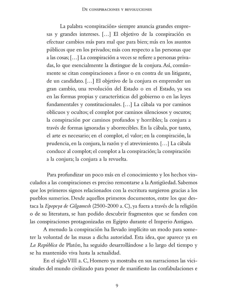 Libro Grandes Conspiraciones De La Historia de Miguel Martin Y Albo Lucas 6
