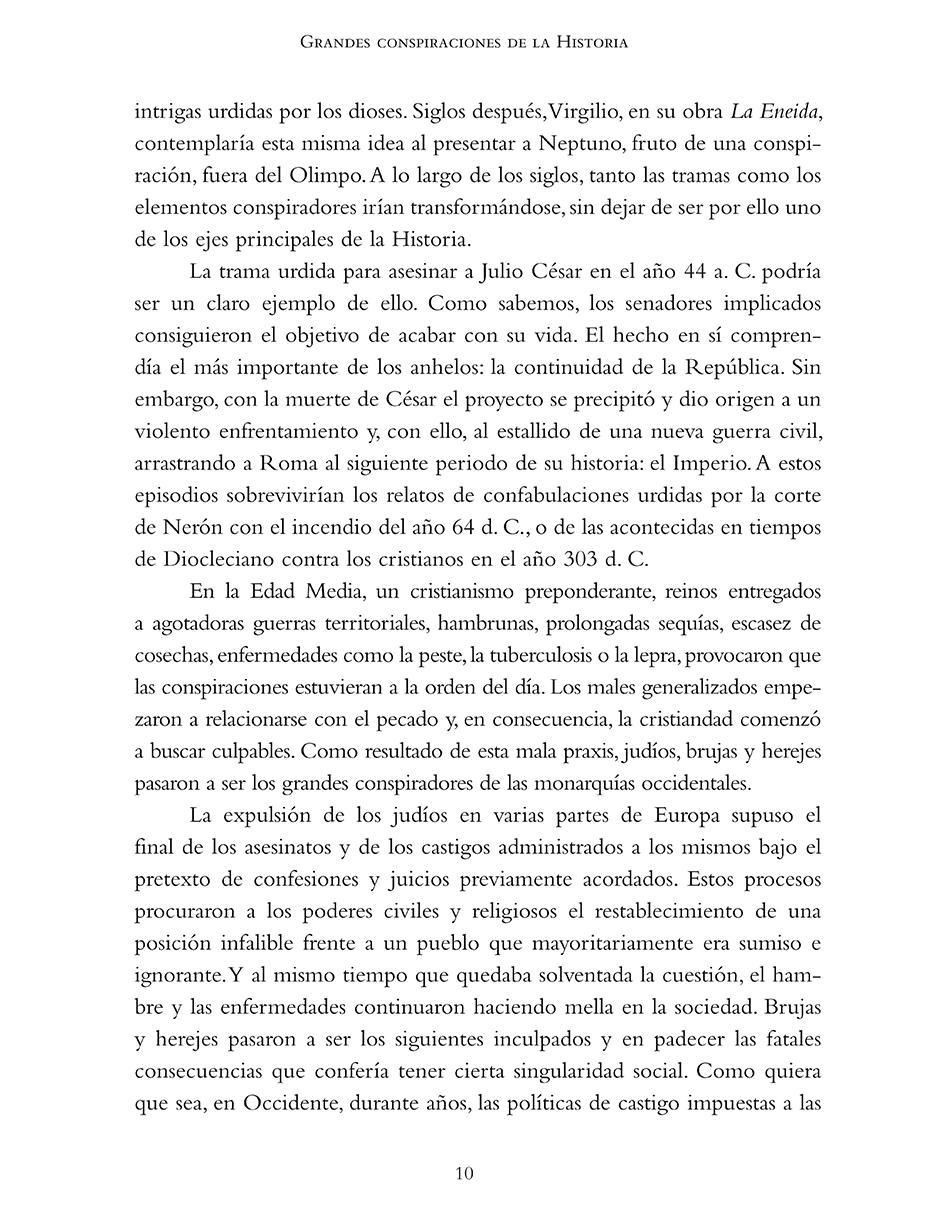 Libro Grandes Conspiraciones De La Historia de Miguel Martin Y Albo Lucas 7