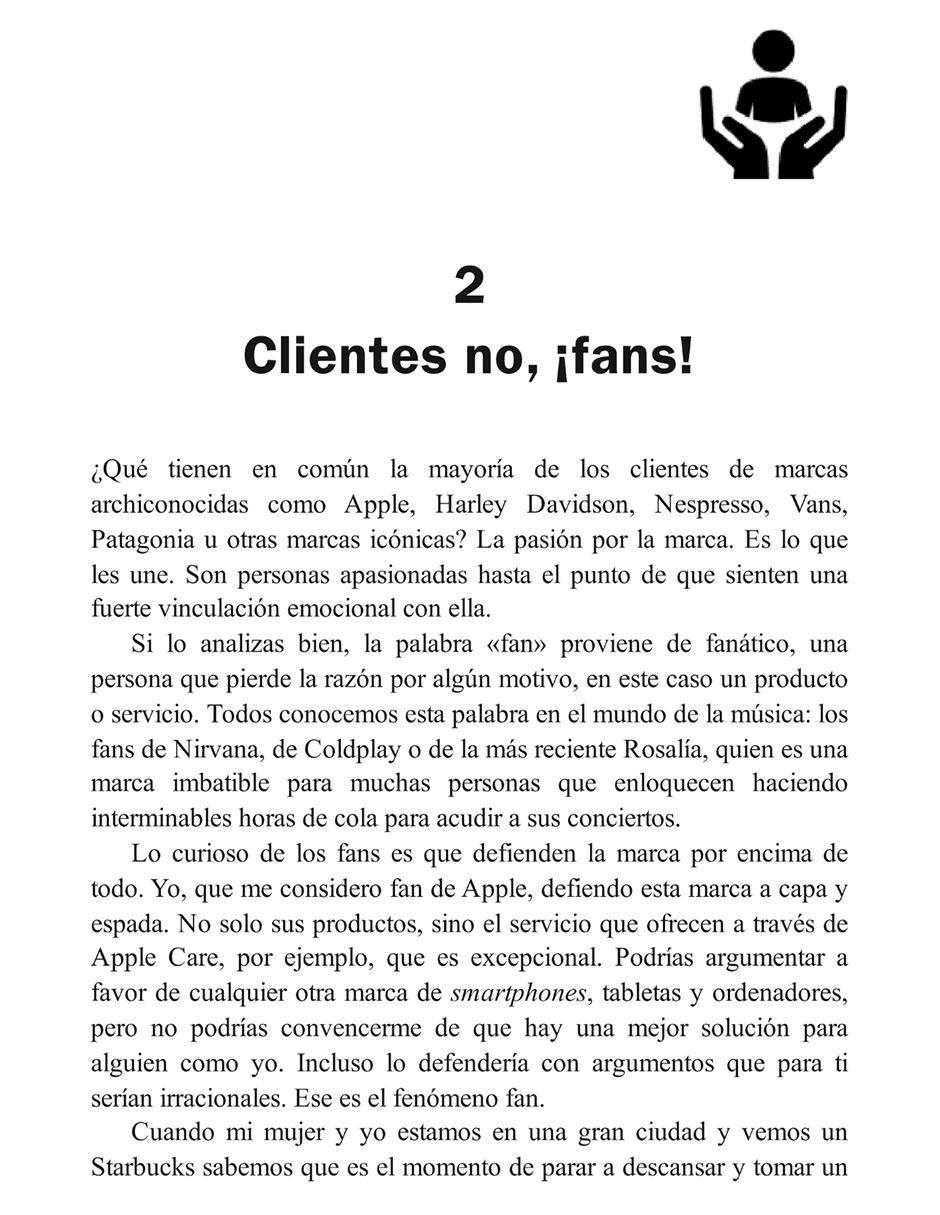 Libro Clientes No, ¡Fans! de Cesar Piqueras 2