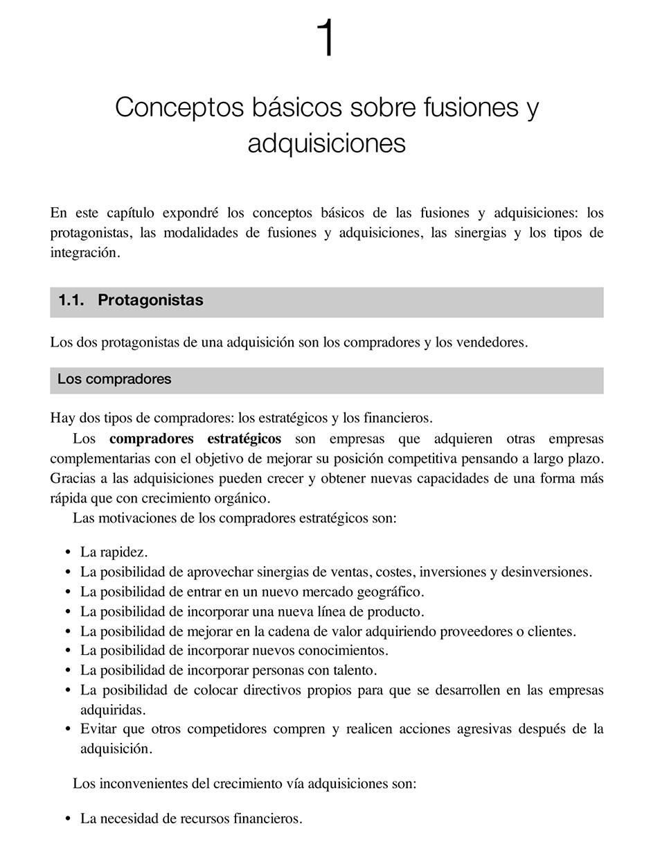 Libro Fusiones Y Adquisiciones de Ramón Palacín 2