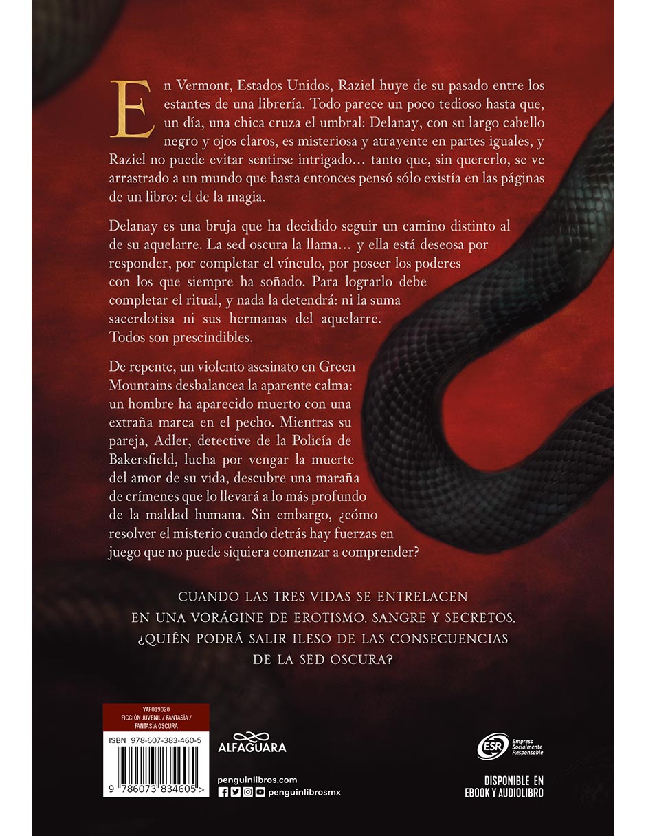 Libro La Sed Oscura (Hecha de traición y sangre) de Fernanda Aburto 2