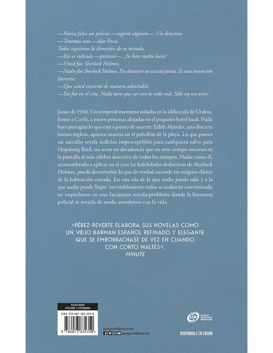 Libro El Problema Final de Arturo Pérez-Reverte 2