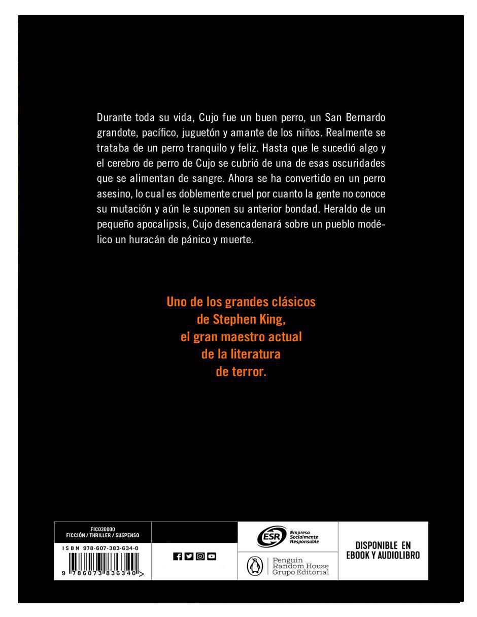 Libro Cujo de Stephen King 3