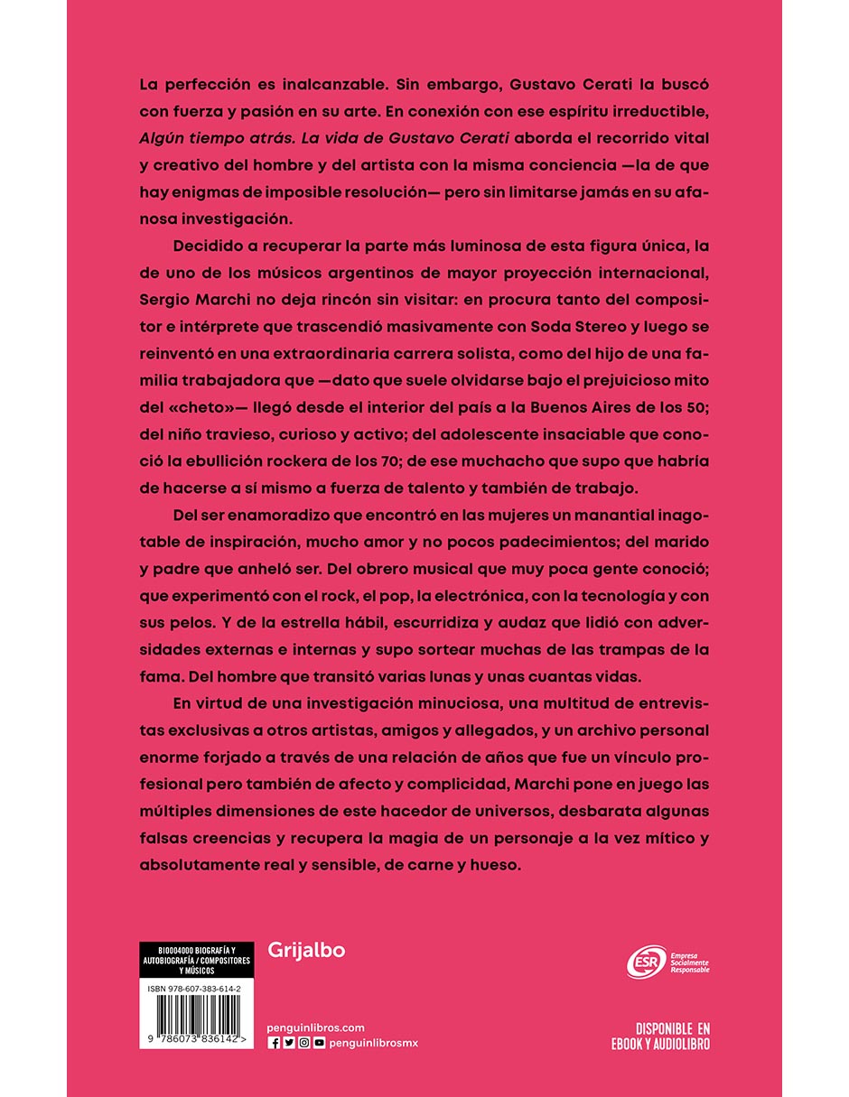 Libro Algún tiempo atrás de Sergio Marchi 2