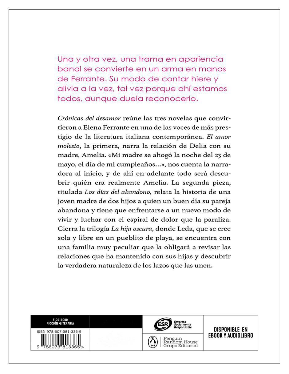 Libro Crónicas del desamor de Elena Ferrante 2