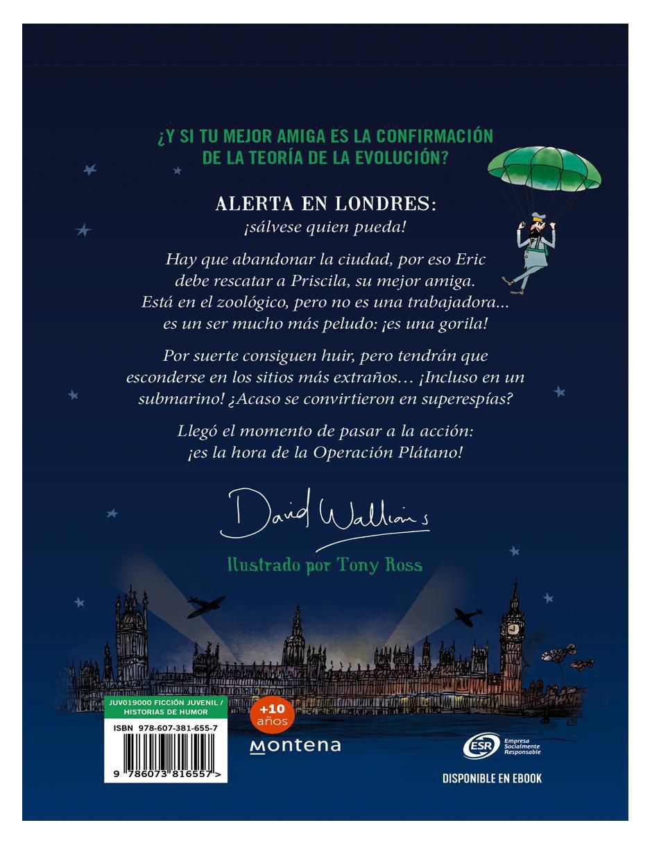 Libro La operación plátano de David Walliams 3