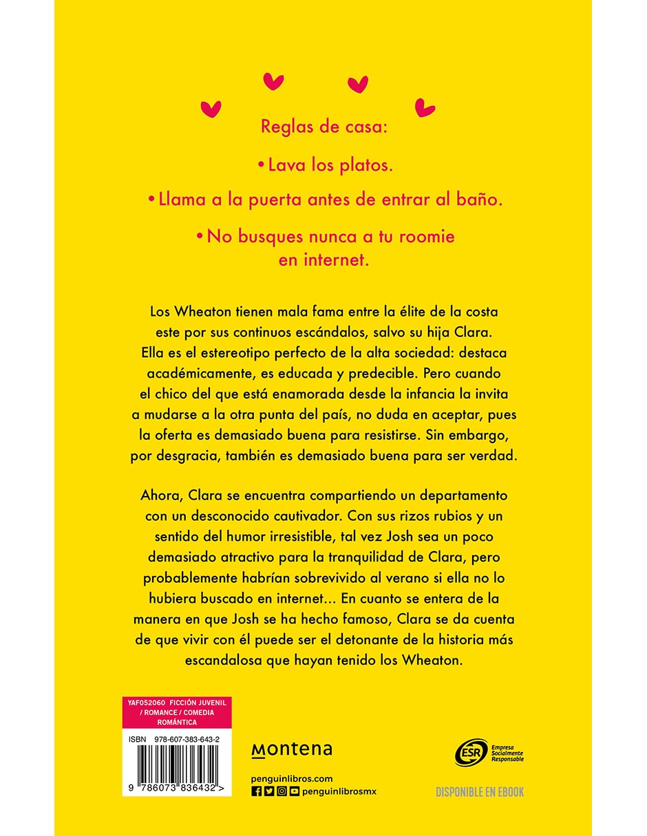 Libro Roomies de Rosie Danan/Noemí Risco Mateo 2