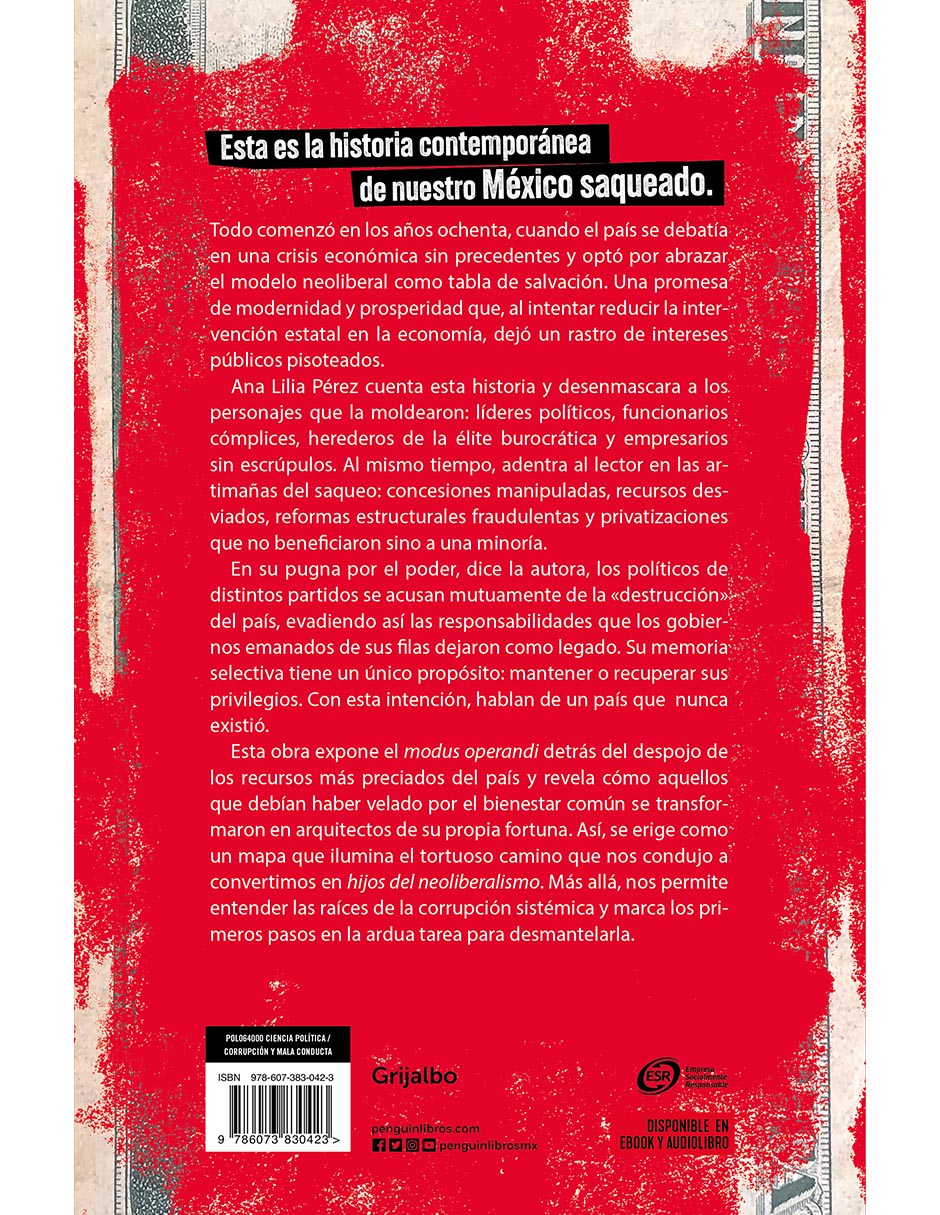 Libro Hijos del Neoliberalismo de Ana Lilia Pérez 2