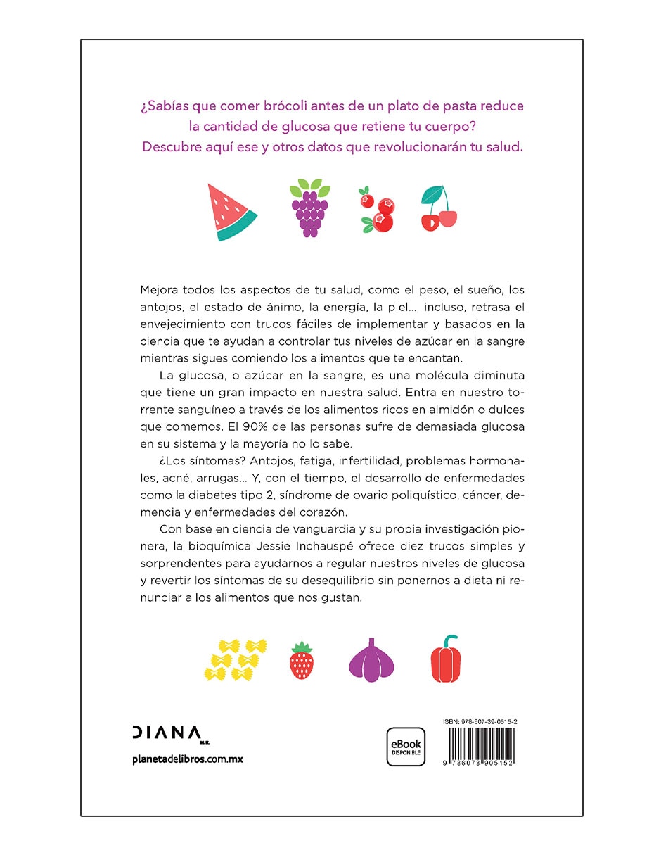 Libro La Revolucion de La Glucosa de Jessie Inchauspe 2