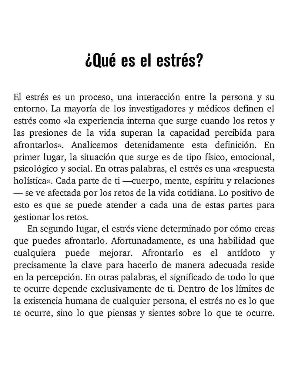Libro Terapia eficaz para el estrés de Claire Michaels Whaaler 2