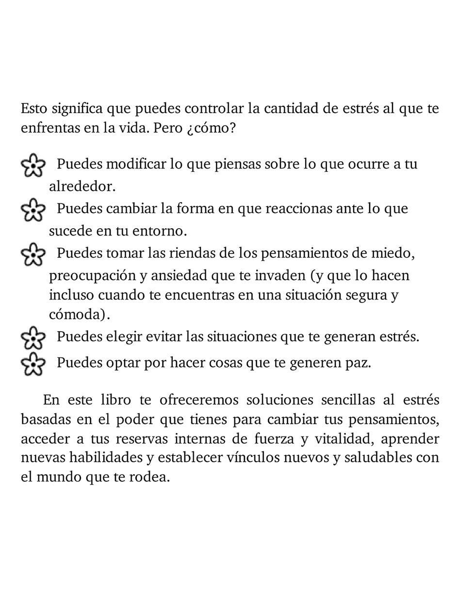 Libro Terapia eficaz para el estrés de Claire Michaels Whaaler 3