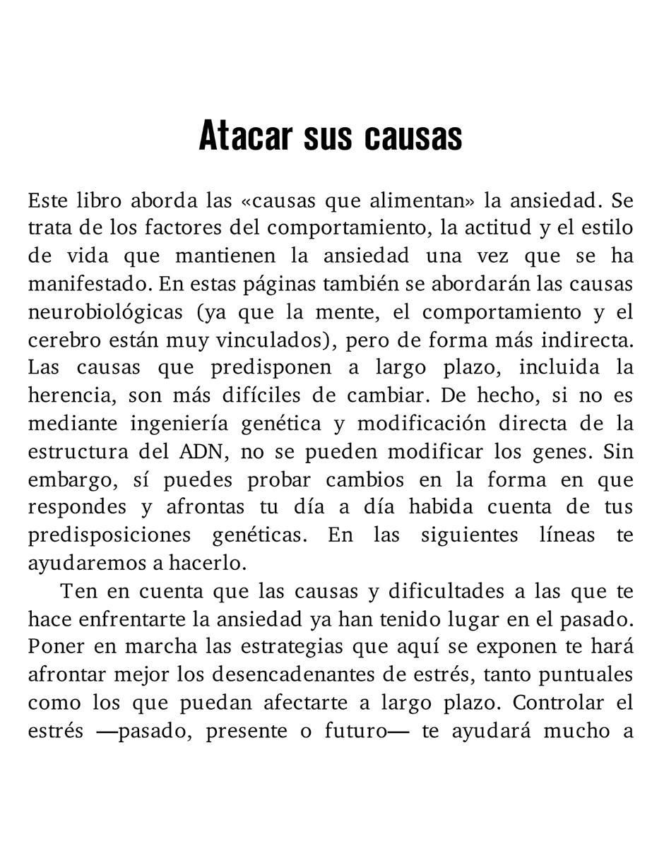 Libro Terapia eficaz para la ansiedad de Edmund J. Bourne Y Lora Garano 3