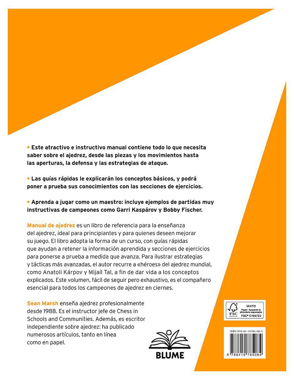 Libro Manual de ajedrez de Sean Marsh 5