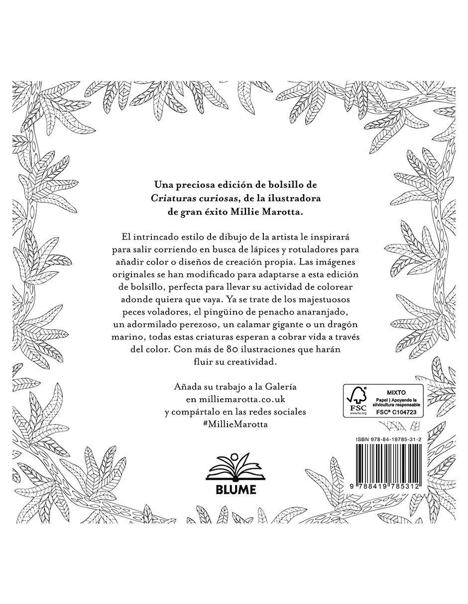 Libro Criaturas Curiosas: Miniaturas para Colorear de Millie Marotta 5