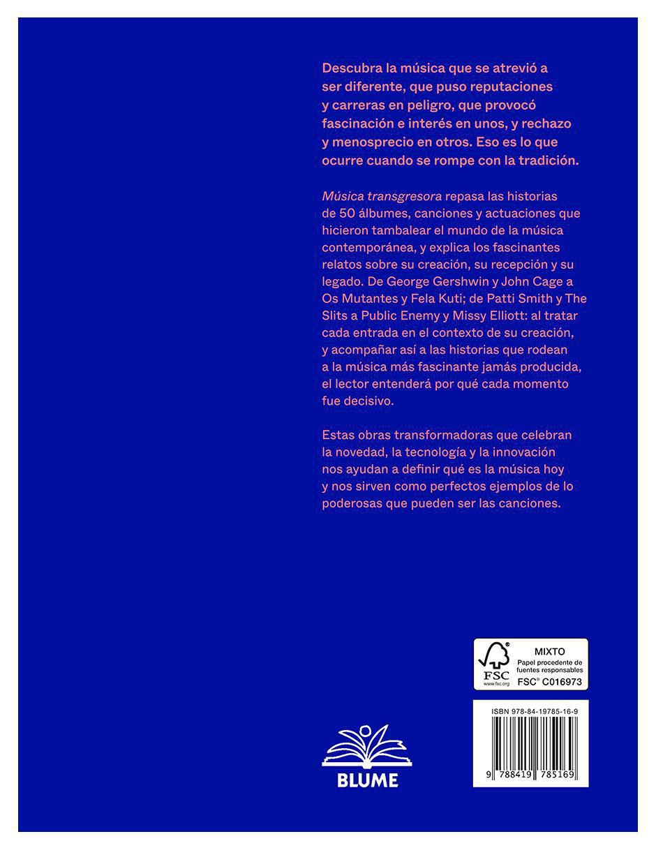Libro Música transgresora de Robert Dimery 6