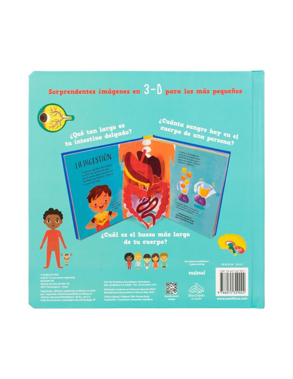 Libro El cuerpo humano de David Hawcock 4