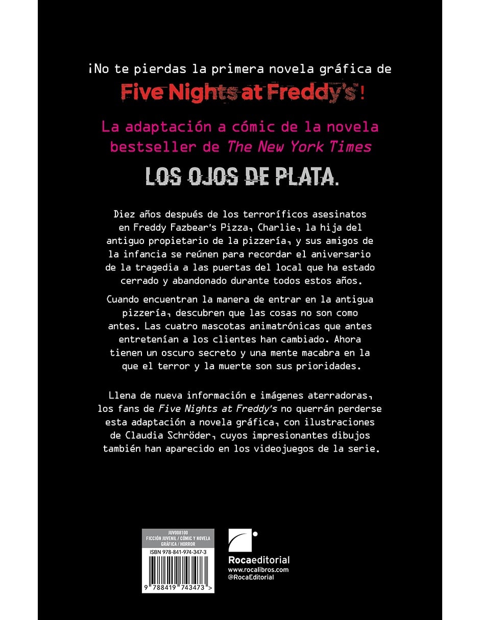 Libro Los Ojos de Plata de Scott Cawthon / Claudia Schröder / Kira Breed-Wrisley / Laurie Smith 2