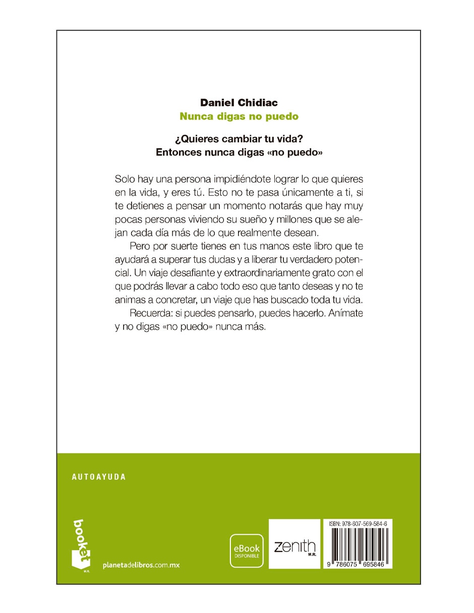Libro Nunca Digas No Puedo de Daniel Chidiac 2