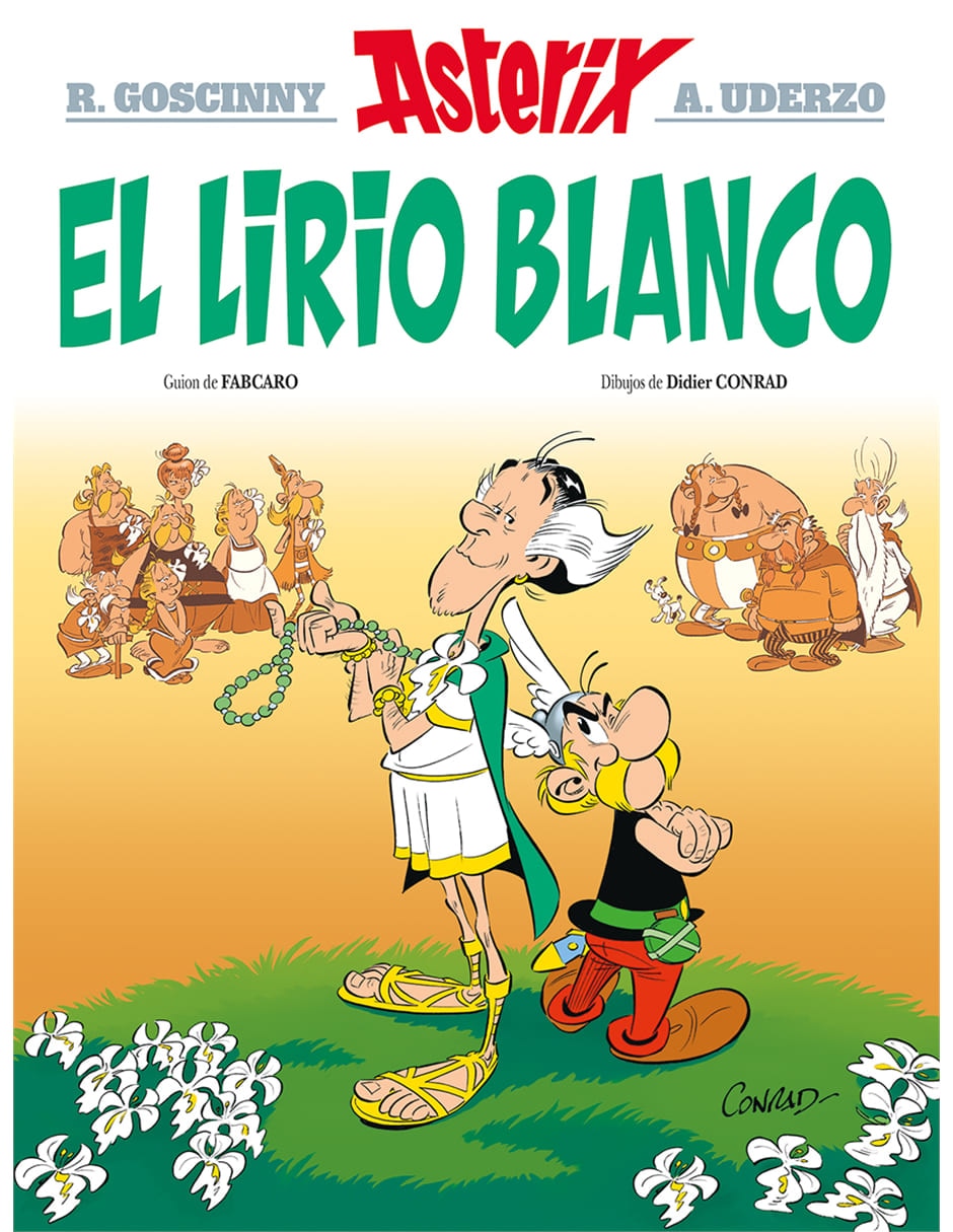 Libro 40. Asterix El Lirio Blanco de Caro Fabrice 1