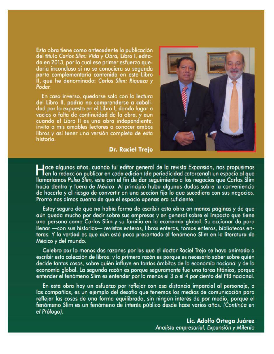 Libro Libro Carlos Slim: Riqueza y Poder de Raciel Trejo 2