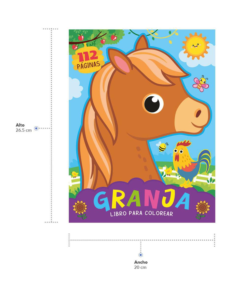Libro para Colorear Infantil Granja de 2