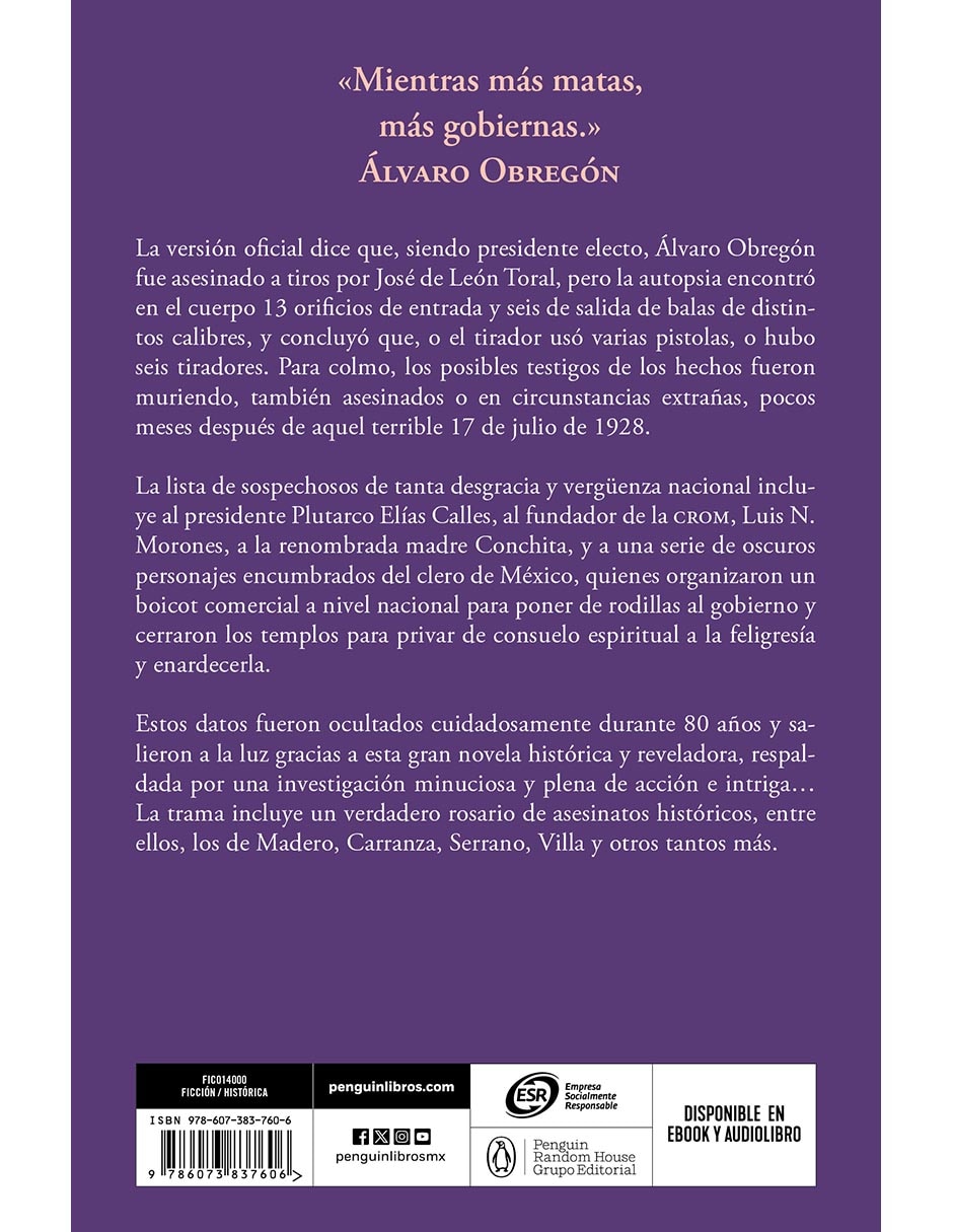 Libro México Acribillado de Francisco Martín Moreno 2