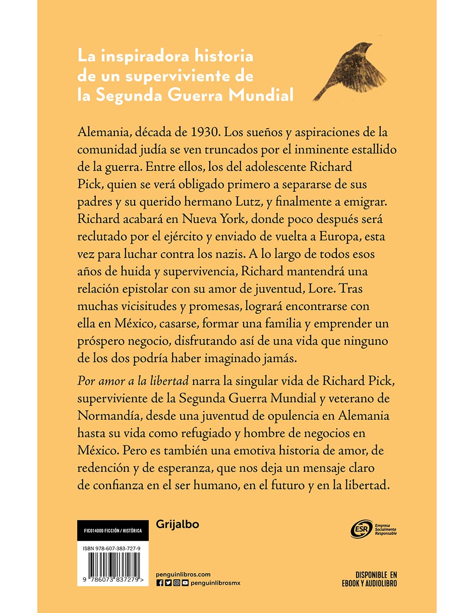 Libro Por Amor a la Libertad de Richard Pick 2