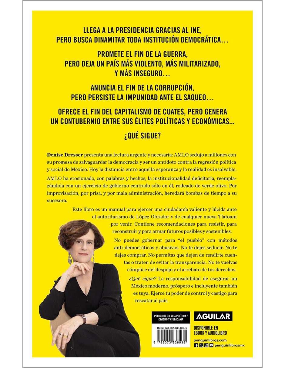 Libro ¿Qué sigue? de Denise Dresser 2