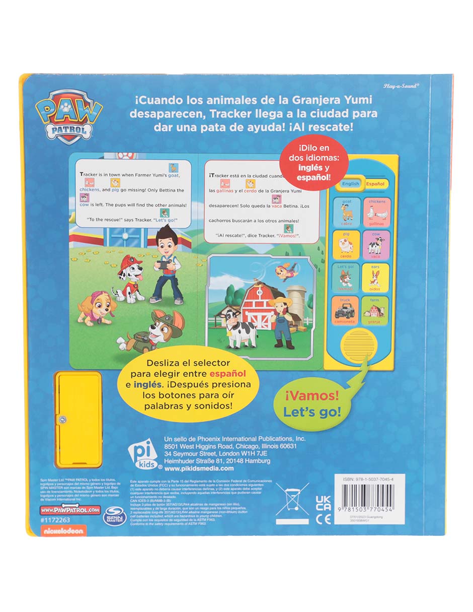 Libro Paw Patrol Al rescate to the rescue de Varios 2